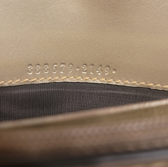 Gucci Guccissima Gold Long Continental Wallet Snap W/Unbrained Chain - Picture 11 of 11